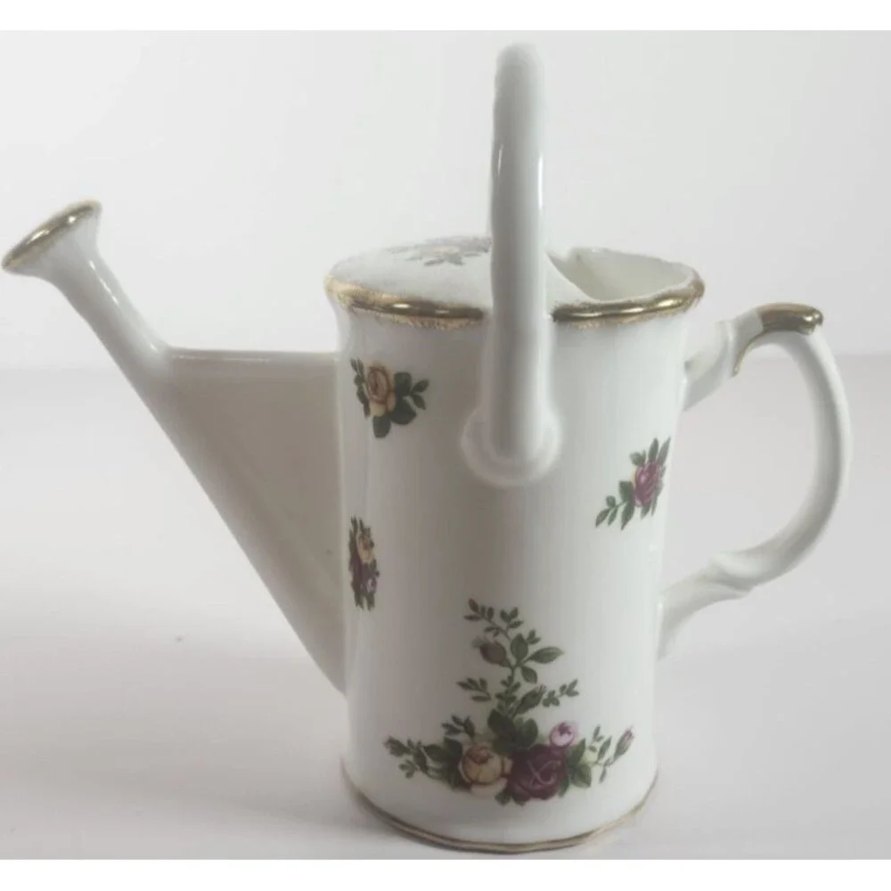 Royal Albert Old Country Roses Small Watering Can Long Spout EUC